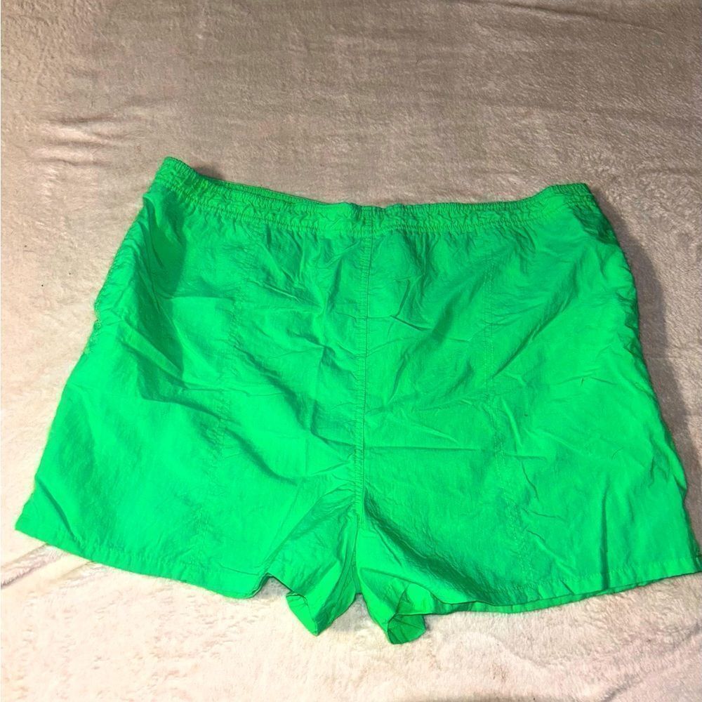 Vintage Gitano neon green shorts size large